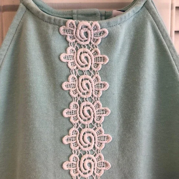 Janie And Jack Size 6 Mint Green Summer Dress - Picture 3 of 6